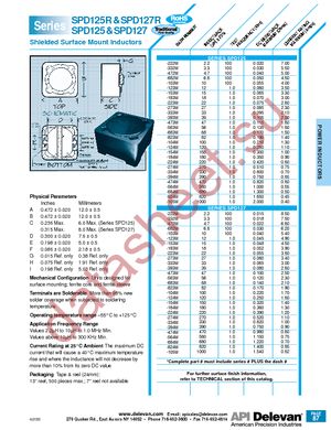 SPD125-394M datasheet  